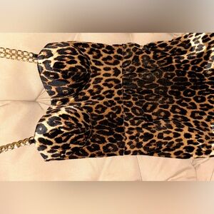Body con leopard dress
